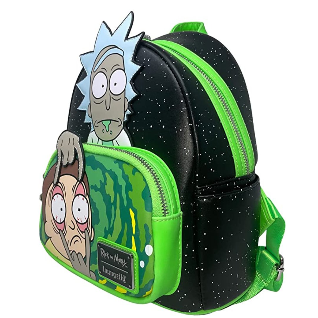 loungeflynews's tweet photo. This new Loungefly Rick and Morty Glow Loungefly mini backpack #retrofacts exclusive is now available on Amazon https://t.co/Nd54kO4Ifs https://t.co/tWclTjGSBY