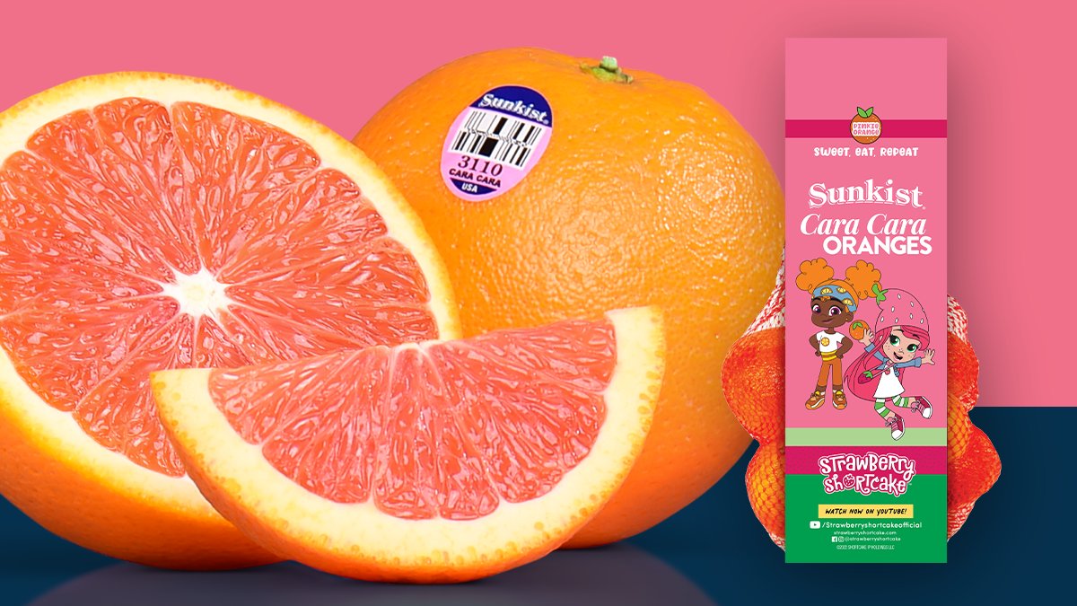 You might know Cara Cara oranges from their legendary pink color, but they also have a reputation for being super sweet. Catch them in the citrus aisle alongside their co-stars from @strawberryshortcake Berry in the Big City.
