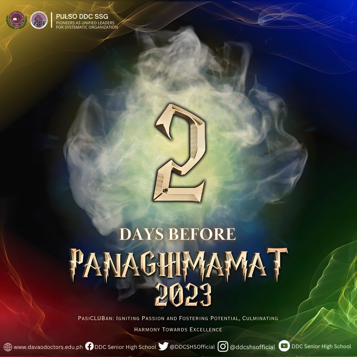 DDCHigh's tweet photo. PANAGHIMAMAT 2023 | COUNTDOWN 

TICK-TOCK something spectacular is drawing near. The long-anticipated voyage is about to kick off—a fierce rivalry amongst 13 vying clubs in the pursuit of great triumph!

This Friday, April 14, 2023. S A V E   T H E   D A T E S 🗓️ https://t.co/s8rsCej0H3