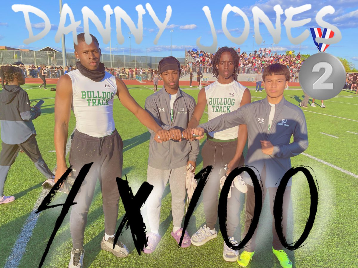 8th Grade Boys 4 x 100 🥈
@DannyJonesath | <a href="/DJBulldogs/">Danny Jones MS</a>