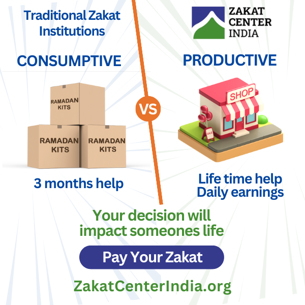 ZakatCenterInd's tweet photo. Join us in making, a poverty-free self-reliant ummah. Your contribution will make a family financially independent. #Zakat #ZakatSystem #ZakatCenterIndia 

Pay your Zakat easily at : https://t.co/UIdfbZxVw8 https://t.co/Xtczoar9O4