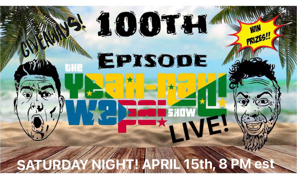 Dodgy86inthemix's tweet photo. Join us LIVE on @YeahNahWepaShow for our 100th episode on Saturday, 8pm est. #yeahnahwepashow #ynws https://t.co/zHFVdZrORH