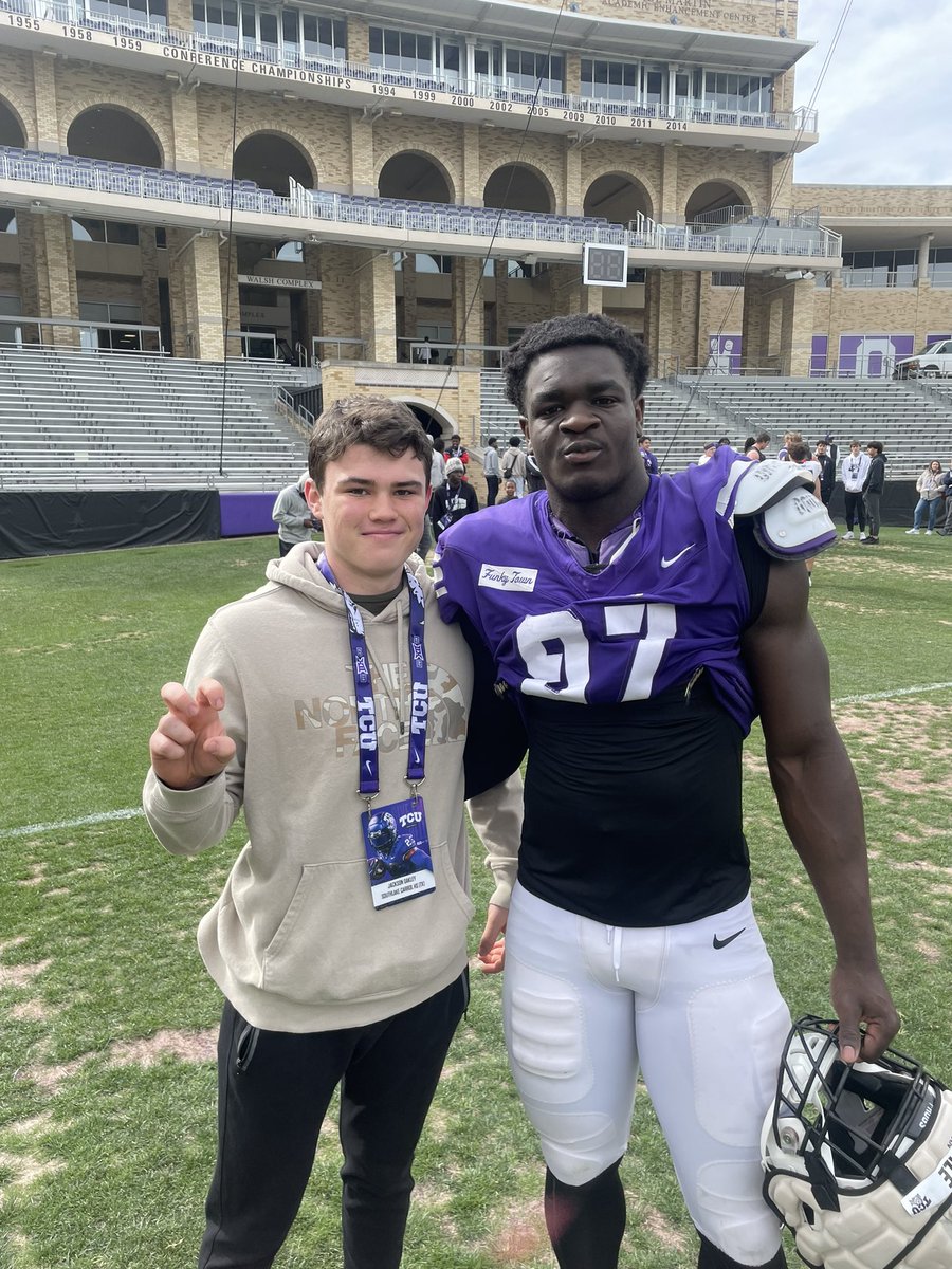 Had a great time at tcu <a href="/TCUFootball/">TCU Football</a>