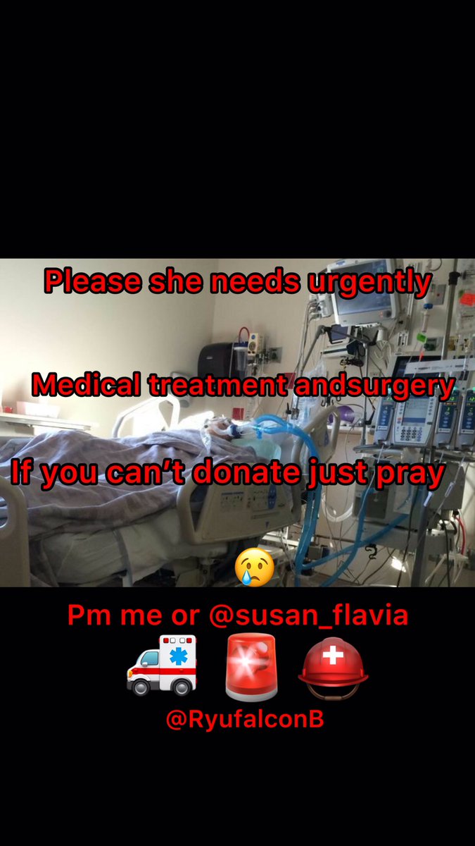 ryufalconblue's tweet photo. 🙏😞Please she needs help❤️‍🩹her life at critical situation DM @susan_flavia or @RyufalconB to Donations 
@sme_rt @RetweetzTwitch @Pulse_Rts @SGH_RTs @FRCretweets @Twitch_RT @Rapid__RTs @ScrimFinder @RexRTs @thgc_rts @wwwanpaus @ScrimFinder @SOSmcWIN @SupportingStre3 @SethHudd79 https://t.co/sPYGYpbRqP