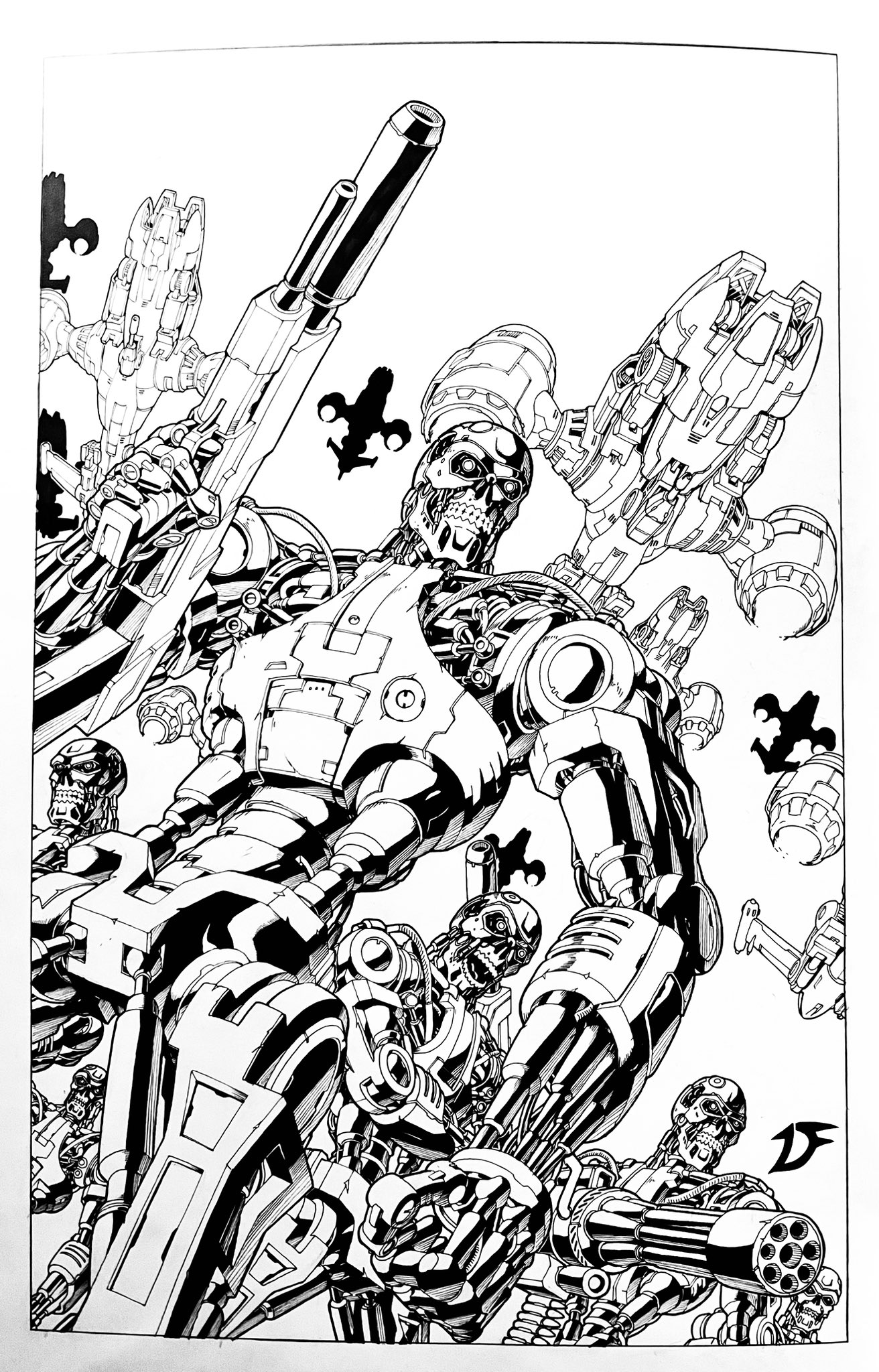 Раскраска Terminator