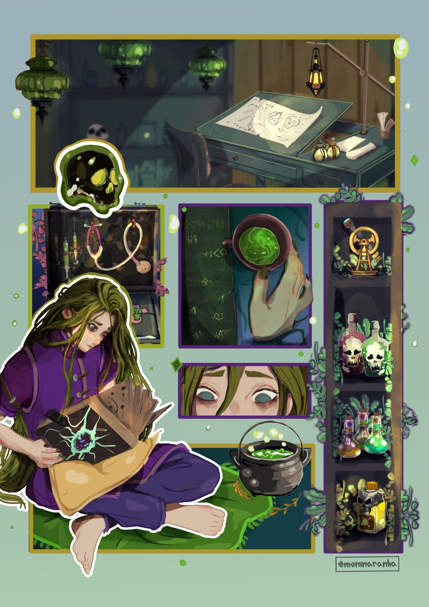 meninaranha's tweet photo. QRT with your green art! https://t.co/mgDCPc3TLJ