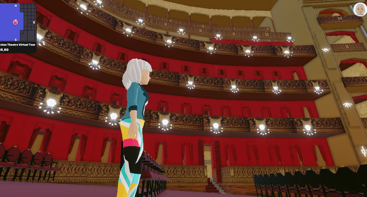 marisacon's tweet photo. Hoy en el curso: "Los Metaversos desembarcan en el aula", nos vestimos elegantes y nos fuimos al #TeatroColón (les dimos pistas para poder encontrarlo y recorrerlo.
#salidaDidactica en el #metaverso #MuseosVirtuales
@rocca_andrea https://t.co/7PSE37Zv4n