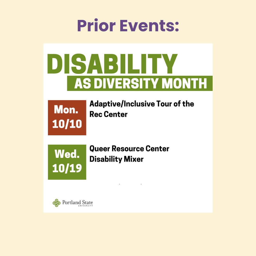 pdxdrc's tweet photo. Tune in tomorrow, Day of Giving, to learn about an accessible event the DRC can host if we meet our goal! #PSUDayOfGiving (Donate here: https://rb.gy64k4e) https://t.co/b8jGUm3yru