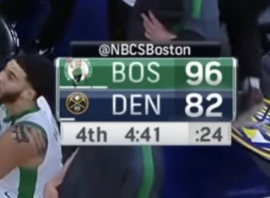On this day 2 years ago, Jayson Tatum and Jaylen Brown led a 31-3 run against the Nuggets #BleedGreen