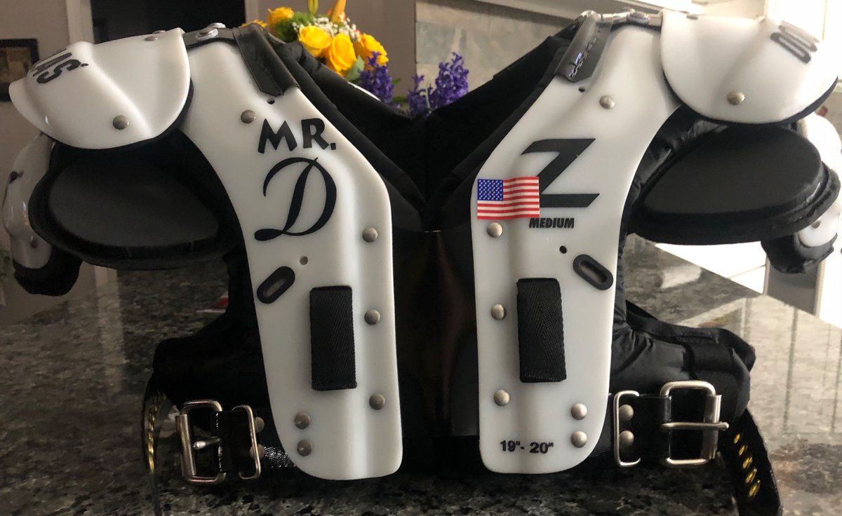 kkjwooten's tweet image. New Shoulder Pads have arrived!