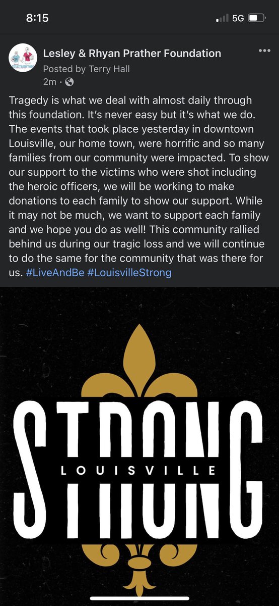 #LiveAndBe #LouisvilleStrong