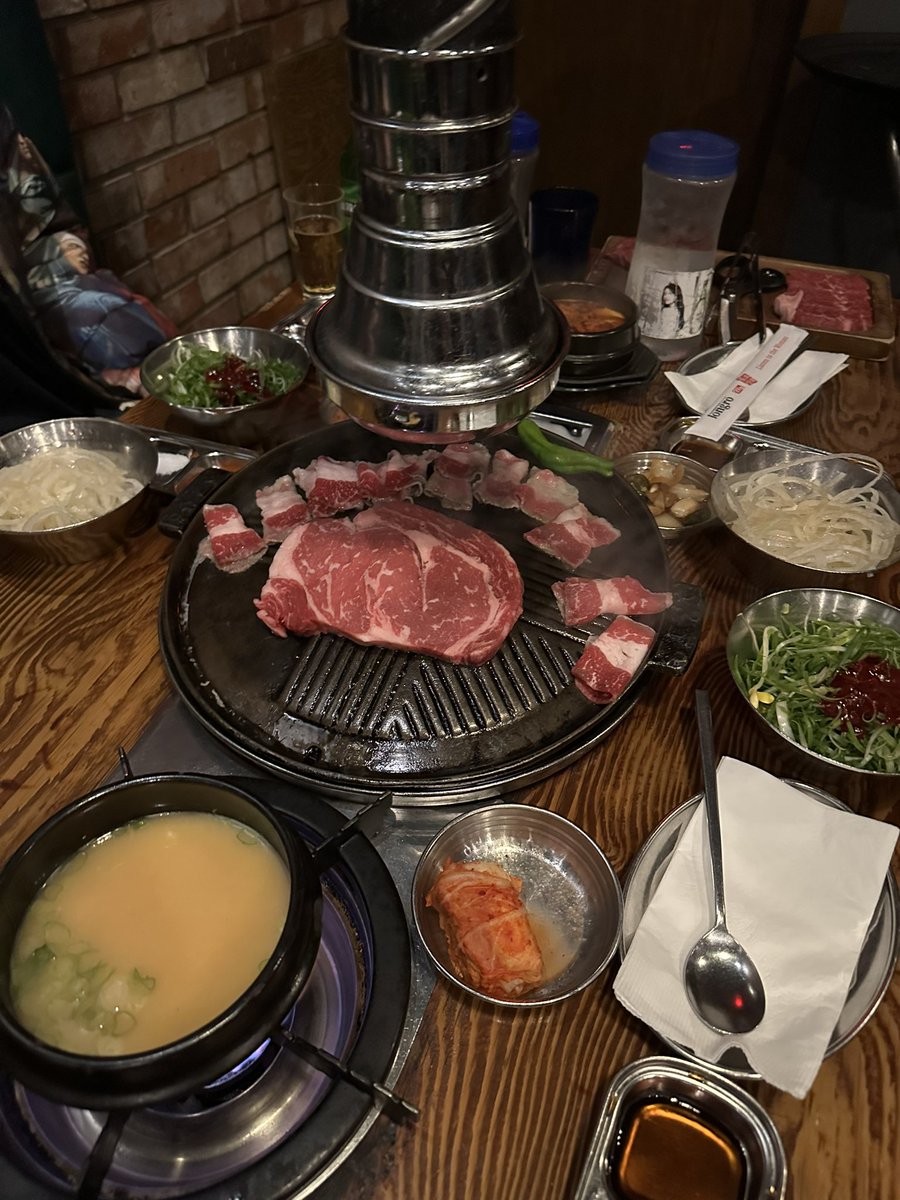 Building over Korean BBQ 👀