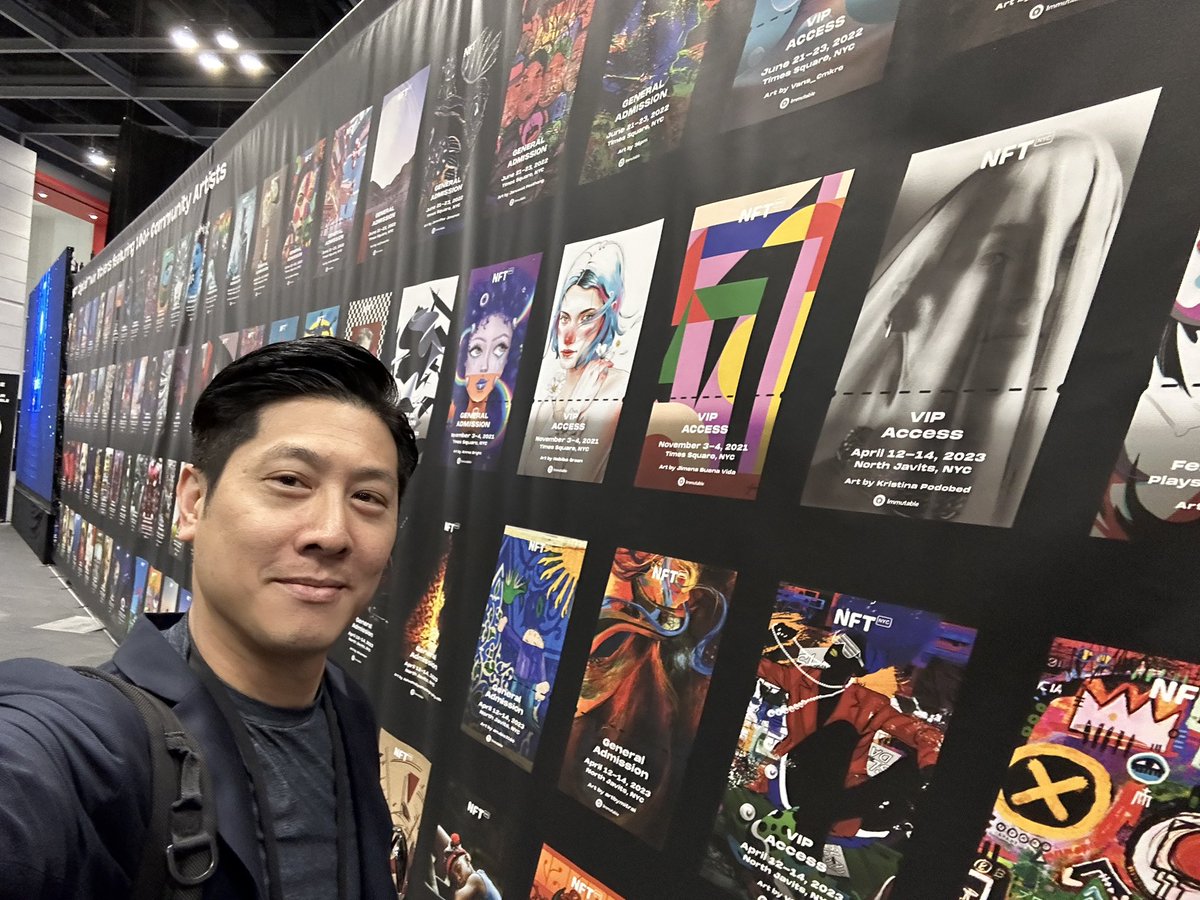 Picked up my badge! I still have 2 VIP tix for the price of 2 Late General Admission tix @nft_nyc #NFTNYC2023 DM me if interested. See y'all in NYC this week!