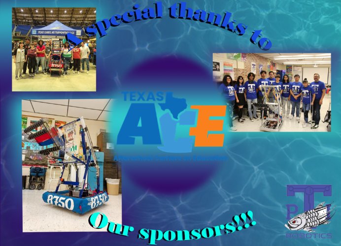 PIECHS_Robotics's tweet image. We want to thank The Texas Afterschool Centers on Education (ACE) Program at PIHS for their support. You made it possible for our students to match up aainst some of the best in the world. We are excited for next season. Thanks! #omgRobots #firstinspires #STEM #FRC #FirstInTexas