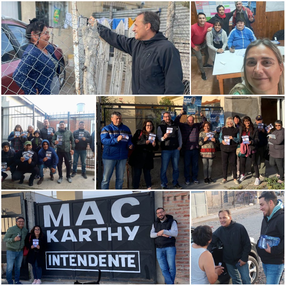 cgmackarthy's tweet photo. Todo el equipo en la cancha 😉 
Aquí algunas fotos del puerta por puerta de hoy que con tanto compromiso hacemos llevando nuestra propuesta. Gracias!. Siempre ❤️

#VamosALoSeguro
#TrelewTieneSolución https://t.co/pNzTDZ8AiA