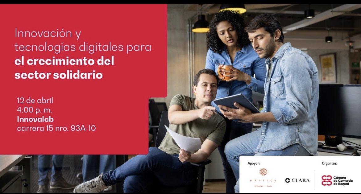 AndresCarboA's tweet photo. @camaracomerbog #ClusterFinanciero #ClusterSoftware los invita mañana al mixer de innovación para el sector solidario donde hablaremos sobre la innovación y la transformación digital en la sofisticación de oferta y en la fidelización de sus asociados. https://t.co/GOGyzwq8QT https://t.co/TNRFPTTY5Q