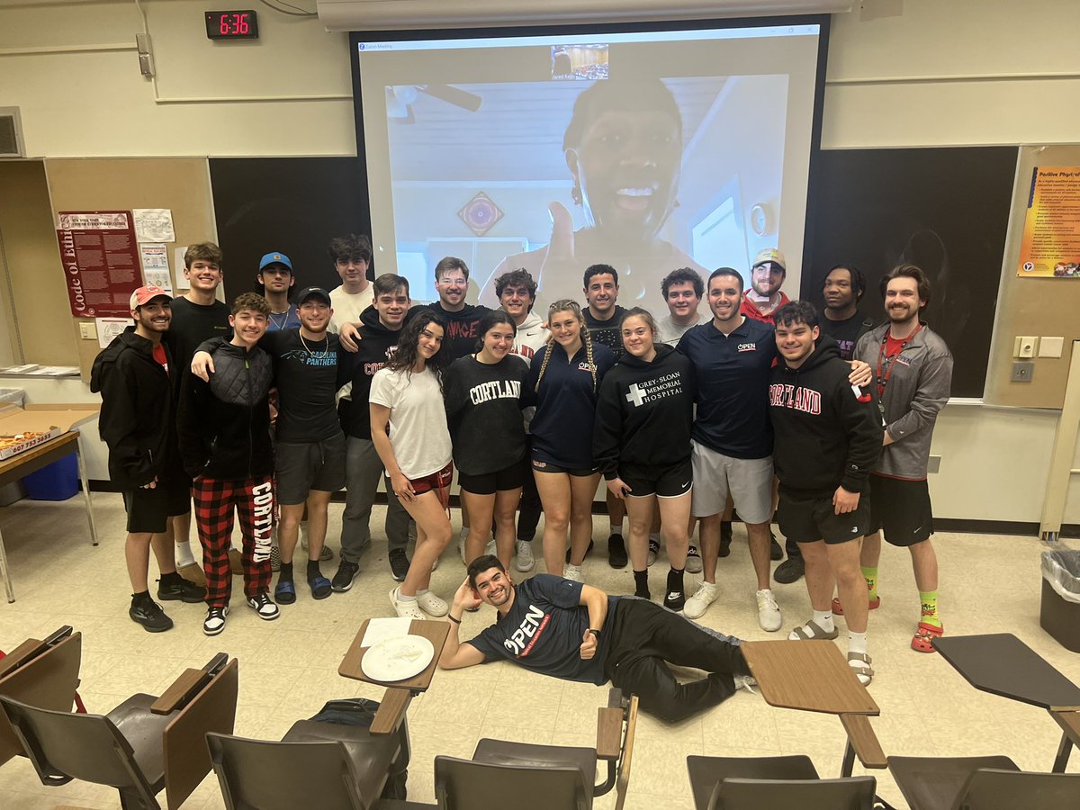 JaredRagoPE's tweet photo. Had a great time presenting to @ApemCortland today all about @OPENPhysEd ! It was great to speak on such an amazing organization and how beneficial it can be to all. Big shoutout to @coachwalk for making a surprise guest appearance and talking on his time as a national trainer! https://t.co/2H6uXEGETi