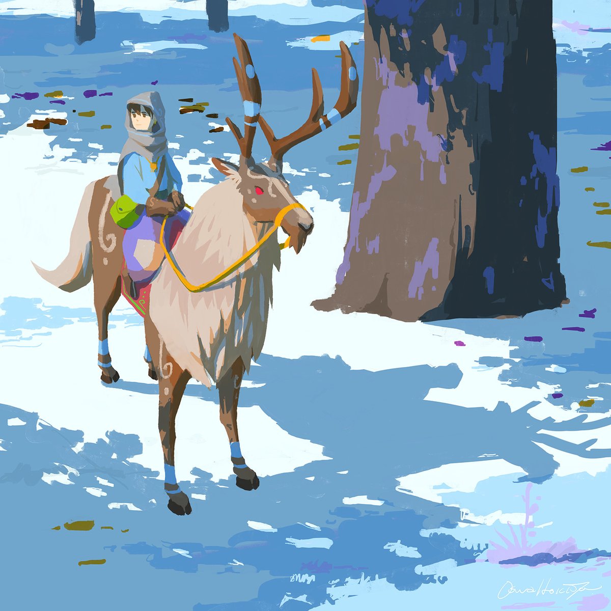 #PortfolioDay 
Olá I'm Oswaldo KATO I like to paint otherworldly scenes.