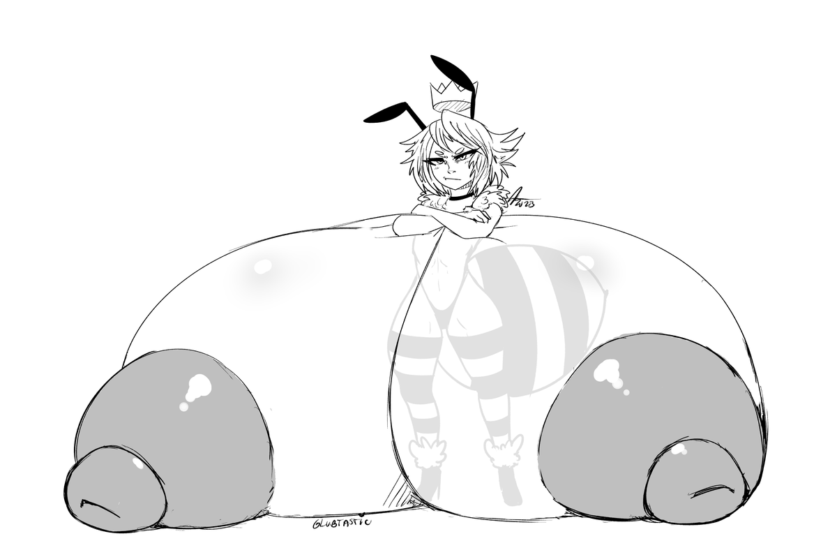 Glubtastic's tweet photo. my beegirl Melo who has a perpetual anxiety about making sure she's the biggest in town (to ridiculous degrees) https://t.co/eBSsvIWdtm