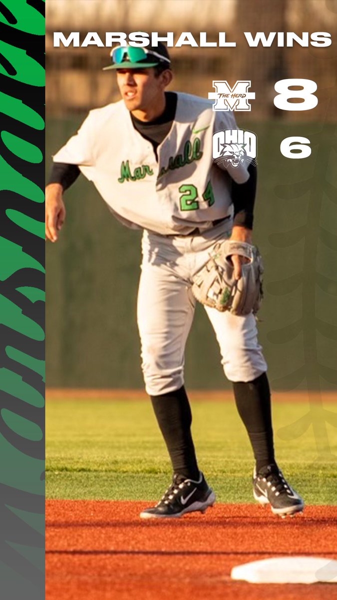 HerdBaseball's tweet photo. FINAL

The Herd gets back in the win column with a victory over the Bobcats!

#WeAreMarshall https://t.co/MPLhuIWTme