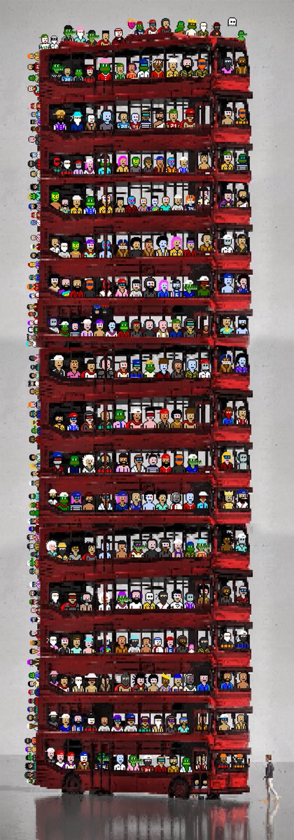 nikeshjs's tweet image. UPDATE: 17DECKER-BUS w/ MY MIGOS! 🚀

@beeple you like my pixelated bus? 😜

If you see yourself, comment below 👇