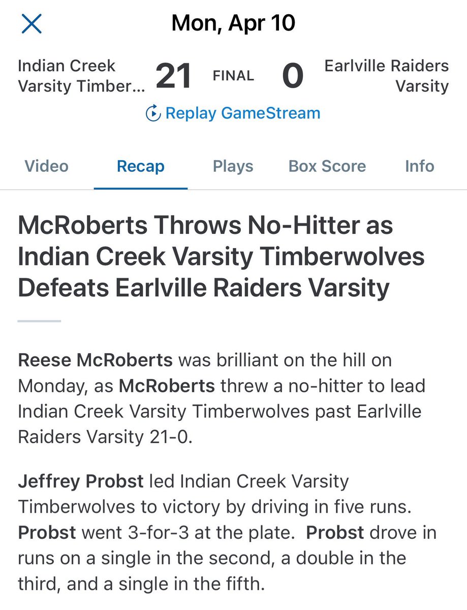 Jeffrey_Probst1's tweet photo. Picked up two great wins against a conference foe.
5 for 7
10 RBI
5 Runs scored
Grand Slam https://t.co/2aqCi0AwGn