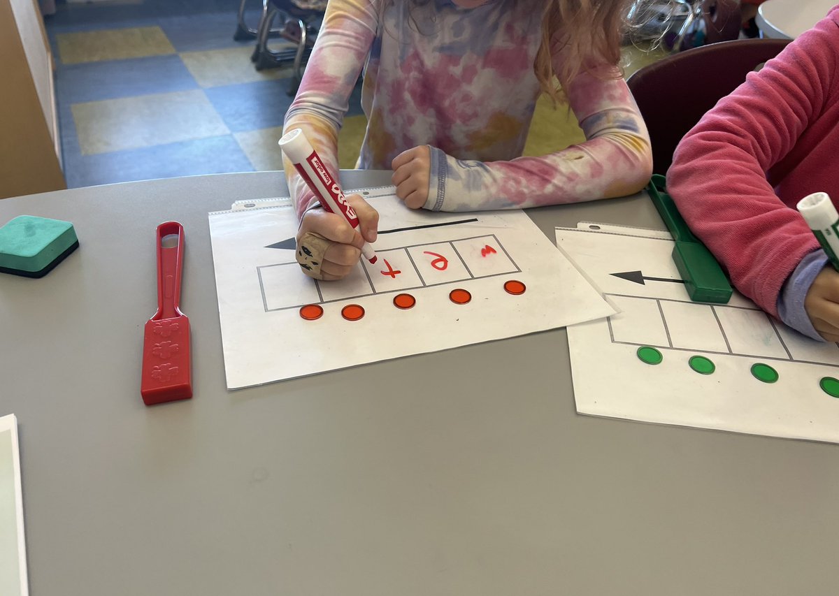 APSLitLounge's tweet photo. Thompson Kindergarten reading groups are on fire!🎉 Say the word. Segment the sounds. Blend. Write the letters. Read the word! So many decodables! So much joy 🤩 @ThompsonSchool1 @MrsMelnik1 @MrsGioandCo https://t.co/NFaHzDWDD5
