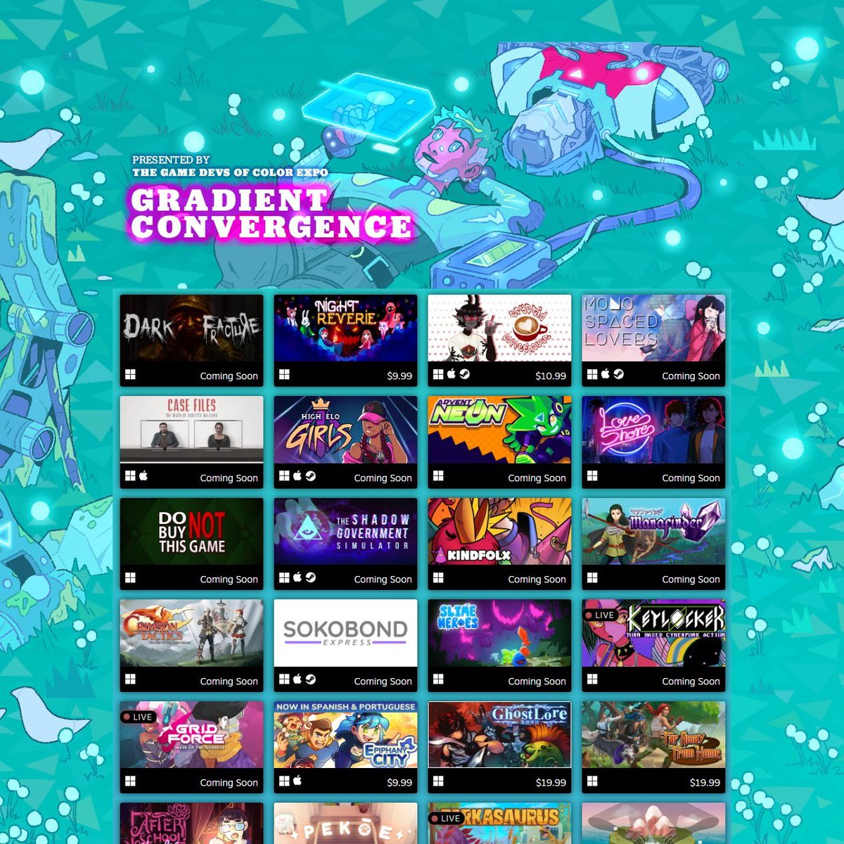 Have a game that's not on Steam yet? 🤔

Don't worry, #GDoCExpo has you covered! We have subsidies available to cover listing fees for qualifying games in our Steam event. This is a great way to get your game out there &amp; build those wishlists up! 

Apply: gdoc.events/showcase2023