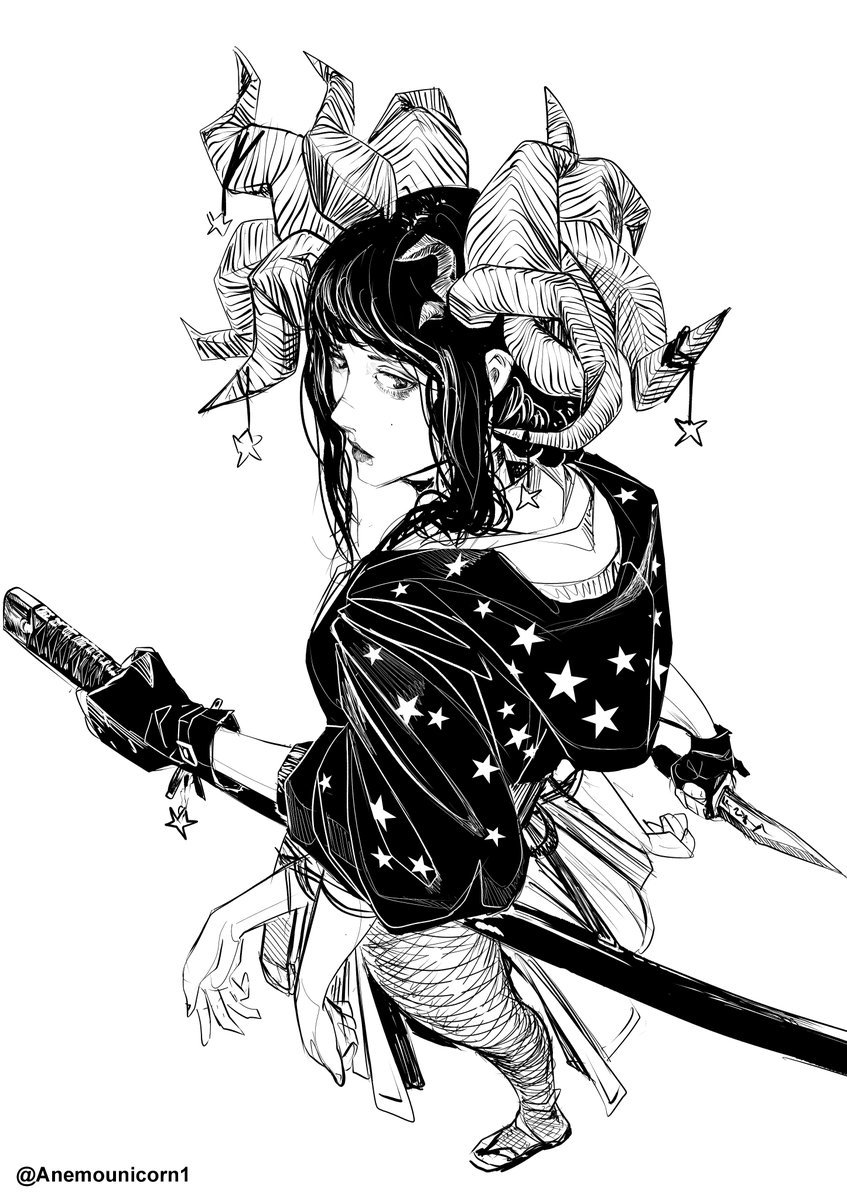 Anemounicorn1's tweet photo. #PortfolioDay I'm emo. And i fell into a pot of sake when i was a child. https://t.co/0gRrLhTmUp