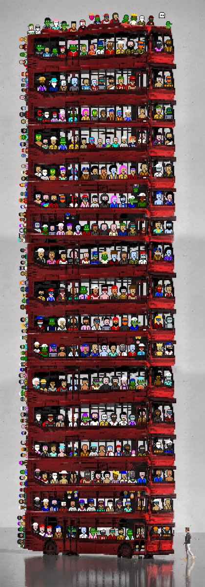 nikeshjs's tweet image. UPDATE: 17DECKER-BUS w/ MY MIGOS! 🚀

@beeple you like my pixelated bus? 😜

If you see yourself, comment below 👇