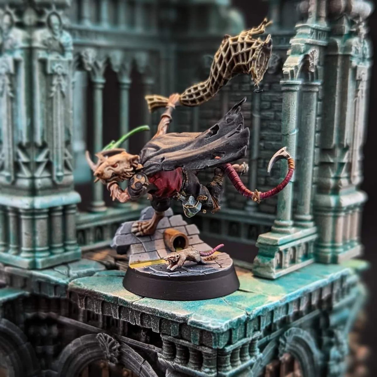 BigOnMinis's tweet photo. The sewers are overrun!
.
.
.
.
.
#WarhammerCommunity #underworlds #warcry #skaven #claneshin #skittershank #clawpack https://t.co/Mk6JZhCIHi