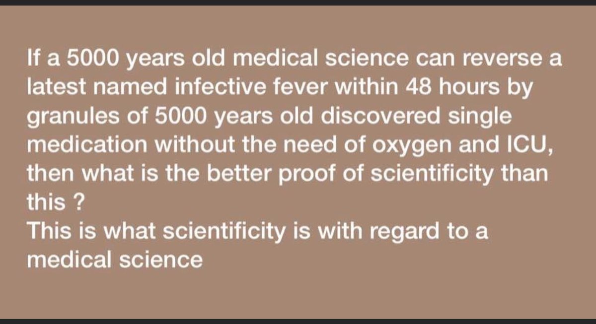 #sciencebasedMedicine