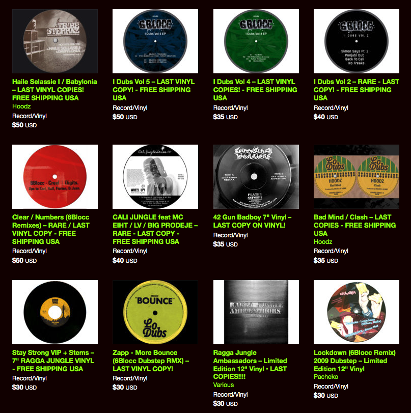 Restocked classic 6Blocc
#dubstep and #jungle vinyl!
6blocc.bandcamp.com/merch