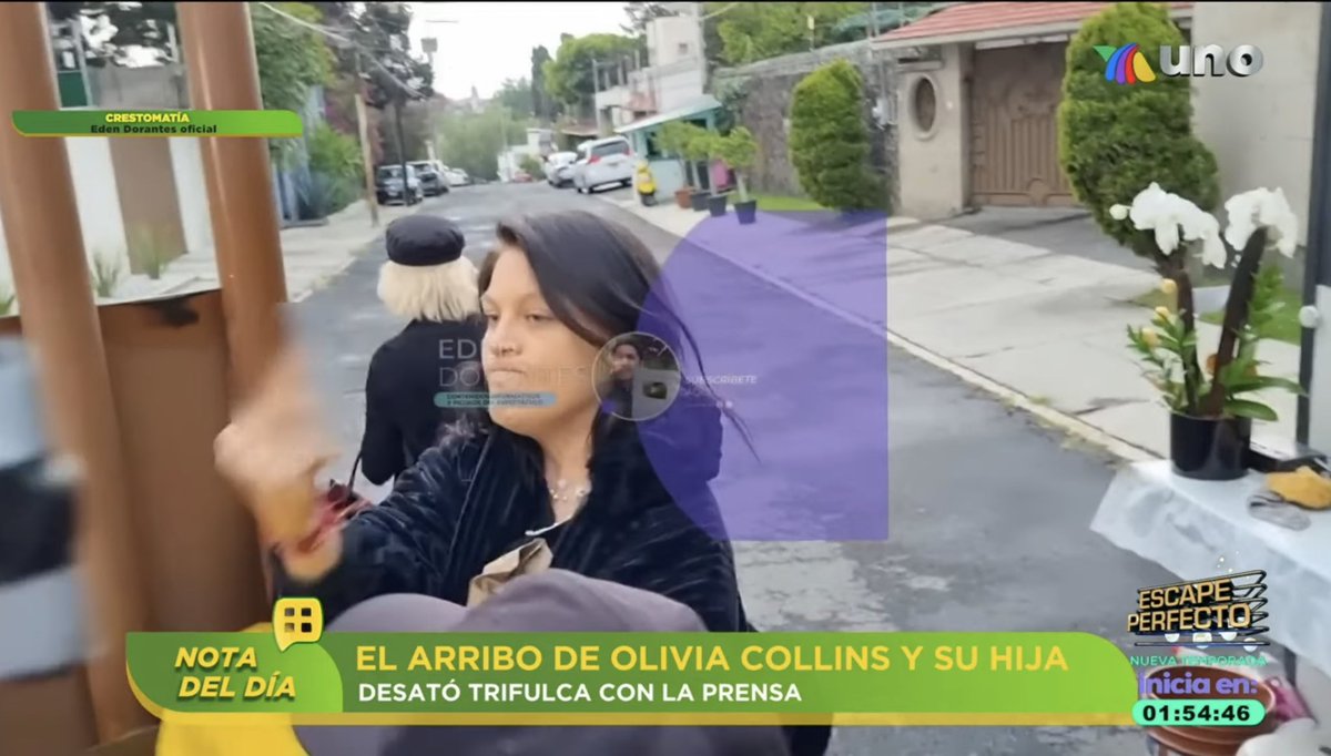 Thury86's tweet photo. Hoy en @VentaneandoUno @DaniBisogno expresó: “ya que sale la información, muchos de los que hacen streaming roban la información que hacen los verdaderos periodistas”. Gracias @EdenDorantes  por captar justo donde la hija de @OliviaCollinsMX hace la “BritneySeñal” a @mocastaneda https://t.co/gzN5aNace5