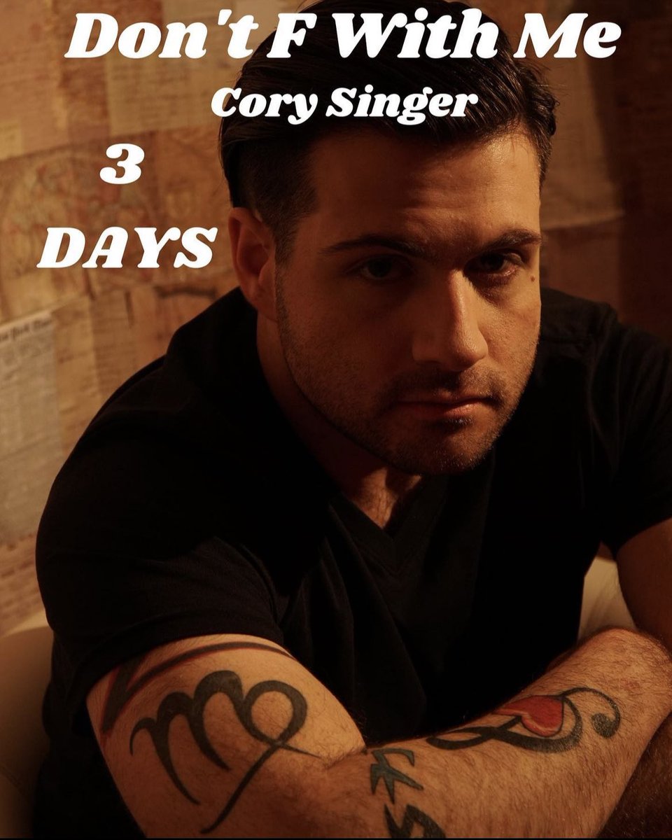 CorySings's tweet photo. Three days to go. Expect the unexpected with my new song. I don’t hold back. #antibullying #dontfwithme #NewMusicAlert #AutismAwareness #corysinger https://t.co/Y5O0AQ4TVb