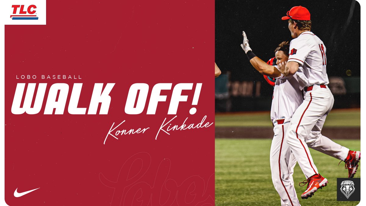 UNMLoboBaseball's tweet image. Recap after a wild finish and a Lobo victory on Tuesday night.

Full Story: golobos.com/news/2023/04/1…

#GoLobos