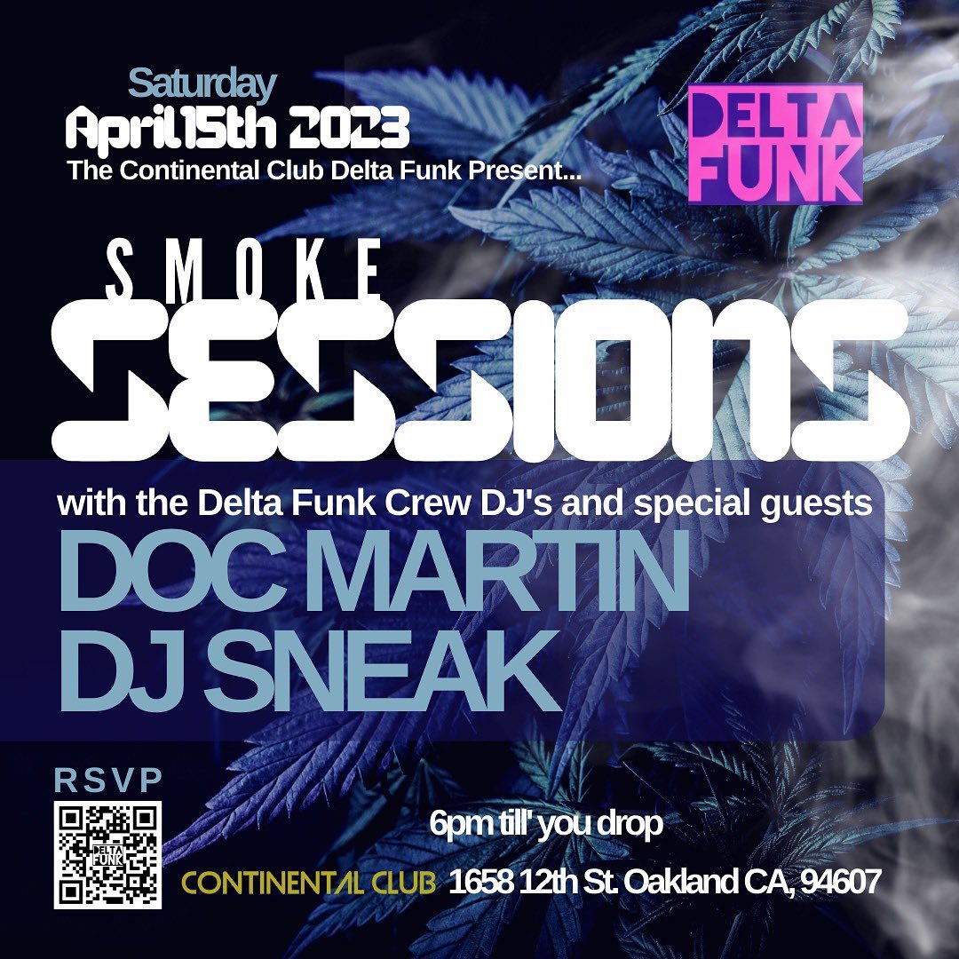 namlook2's tweet photo. @Delta__Funk presents house legends #DocMartin &amp; #DjSneak! This Sat,Apr 15th at Continental Club,Oakland.🔥Backing up Resident Delta Funk Dj’s:Anton Hedman,@c_j_larsen,
Colibrí,Dusty Carter,@djivan831 
@kwashmusiq @romannunez_ @djjspn
#housemusic #deltafunk #namlook2 #Oakland
#CA https://t.co/dL6jgYCz48