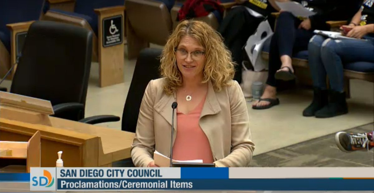 ADL_SD's tweet photo. Today, our Regional Director Fabienne Perlov expressed ADL's support and appreciation for the San Diego City Council approved proclamation recognizing April 16, 2023 as "70 years of Holocaust Survivors in San Diego Day". Holocaust education is vital to #learntoneverforget and ensure the next generation knows the stories of the survivors and how they created new lives in San Diego. We want to especially thank Council President Elo-Rivera and Councilmember Campbell for sponsoring this proclamation.

Take Action: https://t.co/dGTaTjtyWO