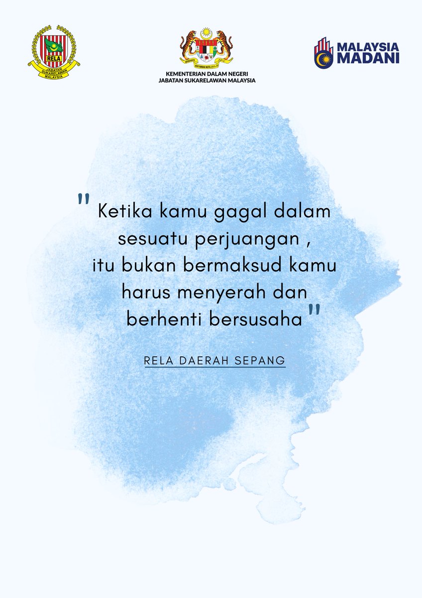 " Ketika kamu gagal dalam sesuatu perjuangan itu bukan bermaksud kamu harus menyerah dan berhenti berusaha"

Selamat pagi semua 🥰
