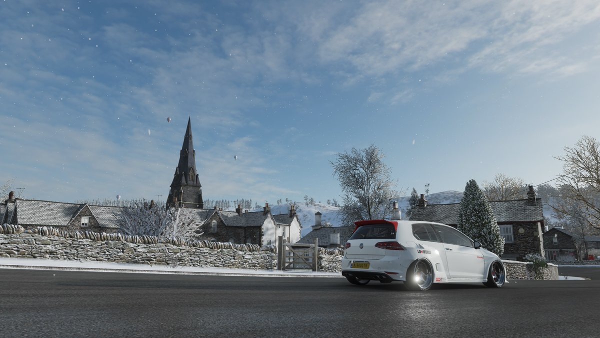 MirkoGTR's tweet photo. Hello guys! I started playing Forza Horizon 4. This is my Golf MK7 R(2014), LBWK style! ๐ Some pictures at snow in the UK - #ForzaHorizon4 #FH4 #Forza4 #VW #GolfMk7 #GolfR #mk7 #vwperformance #speedhunters #StanceWorks #slammed #bagged #stancenation #lowlife #LibertyWalk #LBWK https://t.co/4r75GhR9jZ
