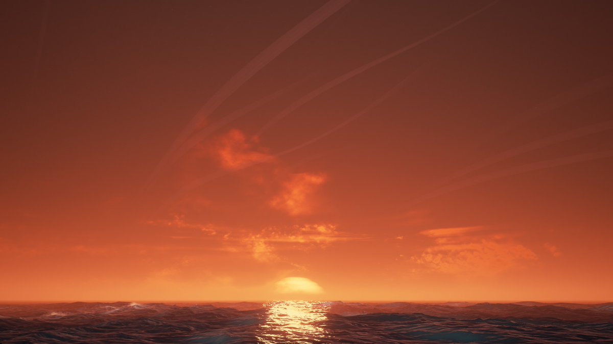 Had an absolute blast with you all tonight, such a fun stream!💙

Special thanks for my crew <a href="/SiFiSpaceLover7/">GalaxyStarQueen77</a> &amp; <a href="/andypoggers/">Andy</a> joining me on the seas and @Lucious_DeMorte bringing more swashbucklers on the seas!🏴‍☠️

I leave you with this epic sunset from the beautiful <a href="/SeaOfThieves/">Sea of Thieves</a>
