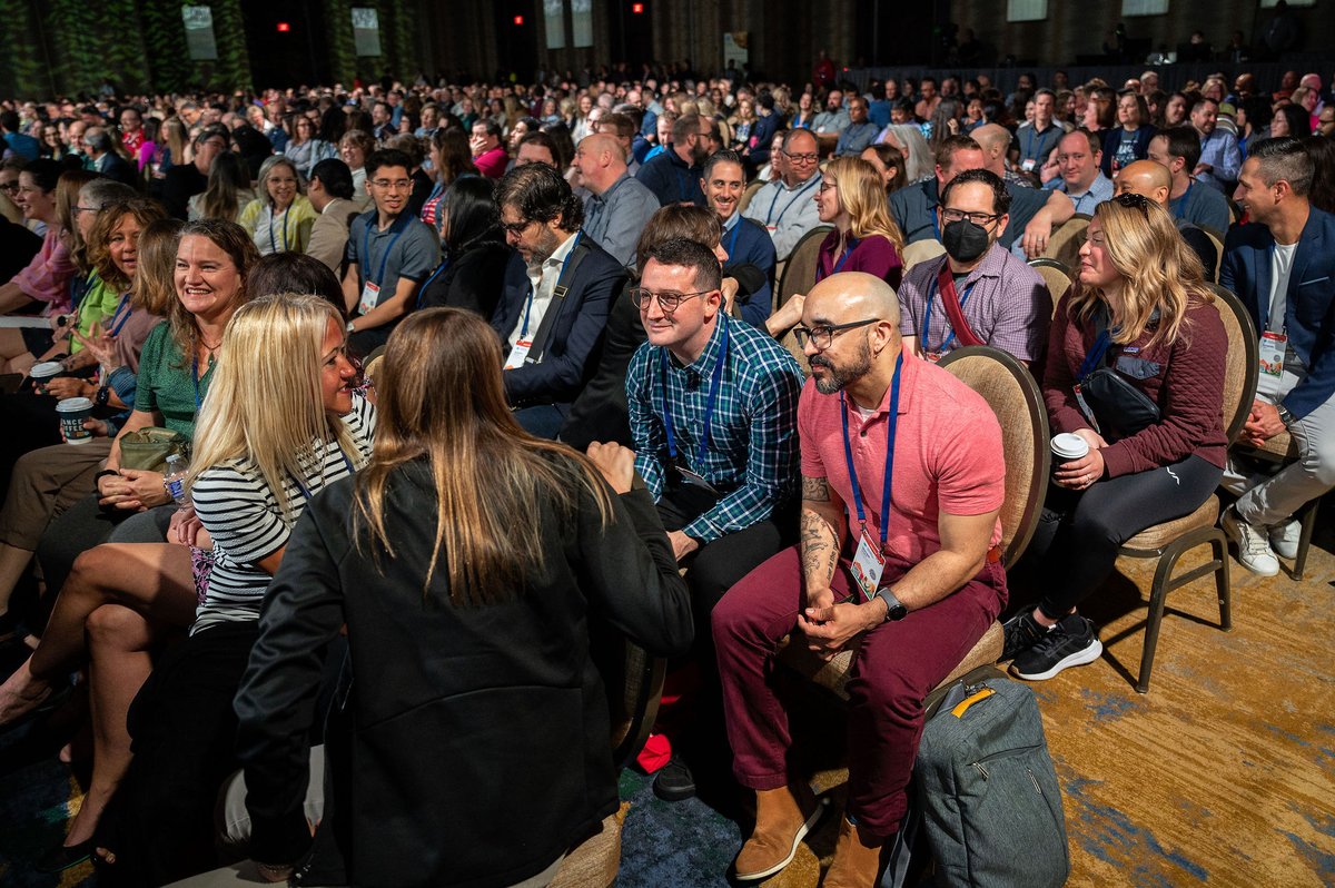 Dreamforce's tweet photo. #EduSummit23 Day 1 ✅ 

We had so much fun rounding up our Education Trailblazer community today. What was your favorite moment? https://t.co/LFcWgZ3vV3