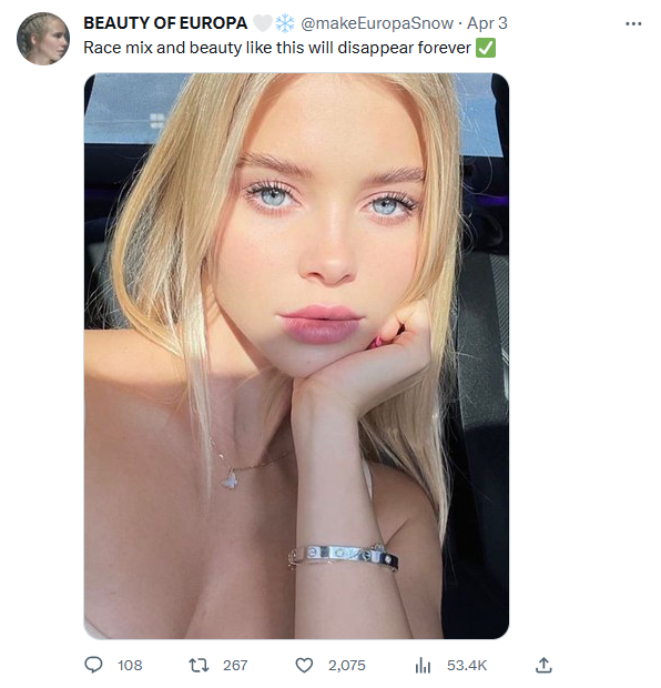 TomatoCheese's tweet photo. I normally don't post this stuff, but this whole account makes me angry. Can everyone report some of their tweets so they can be gone. I personally think my mixed kids are beautiful. #racisttwitter https://t.co/Rh0IYDD9bk
