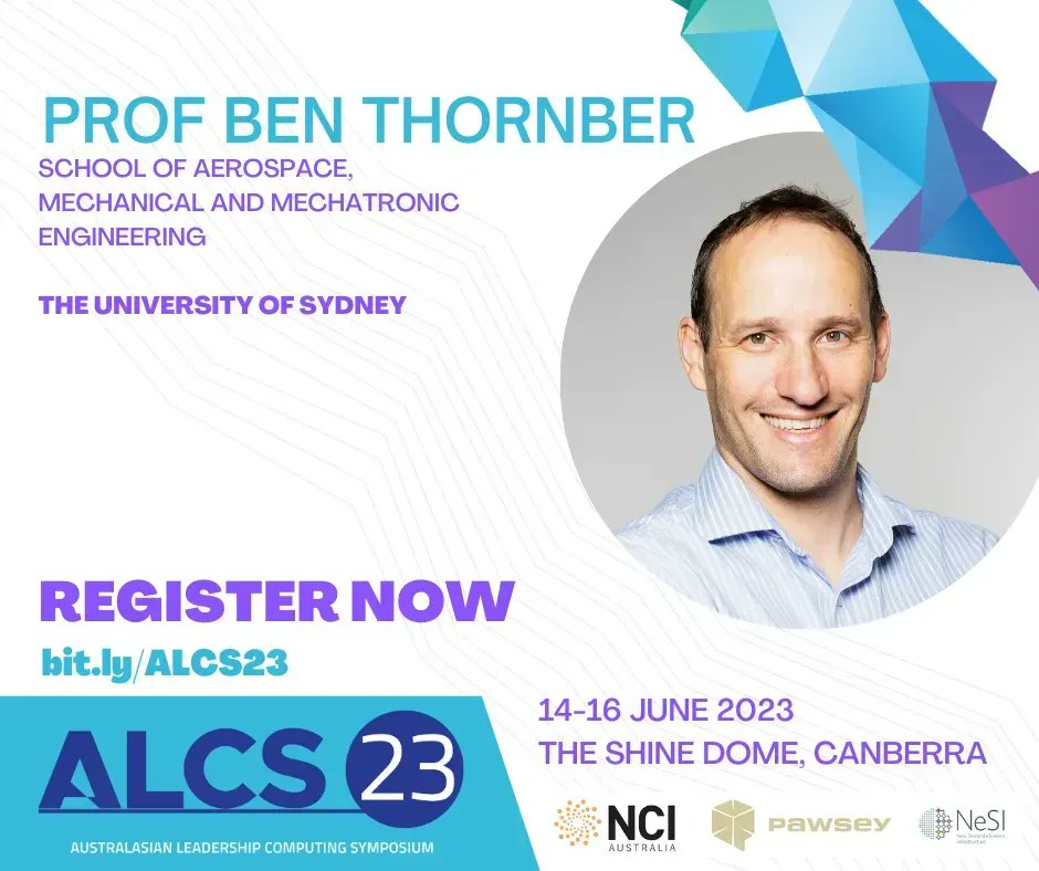 NCInews's tweet photo. Hear Prof @ben_thornber @Sydney_Uni speak at #ALCS2023! Prof Thornber is an aerospace academic specialised in aerodynamics, gas dynamics, combustion and Computational Fluid Dynamics #CFD. Register here to attend his keynote presentation: https://t.co/z9rOIEKYDE #HPC https://t.co/eb5KV5o1Ou
