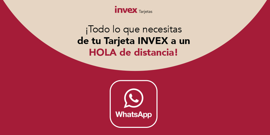 invextarjetas's tweet photo. ¡Estamos contigo en WhatsApp! 💬

Solo escríbenos y podrás consultar el saldo de tu Tarjeta INVEX, últimos movimientos, fecha límite de pago, conversar con un ejecutivo y más.

⚡¡Rápido y Seguro!⚡

📲 https://t.co/YtzdEkdu8p

#invex #aquíyahora #finanzas #whatsapp https://t.co/MKtOyDeKpE