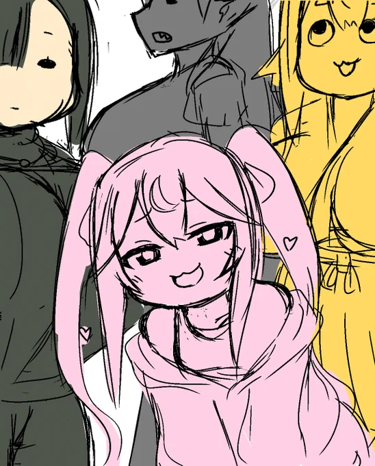 寿司ガキ進呈絵進捗