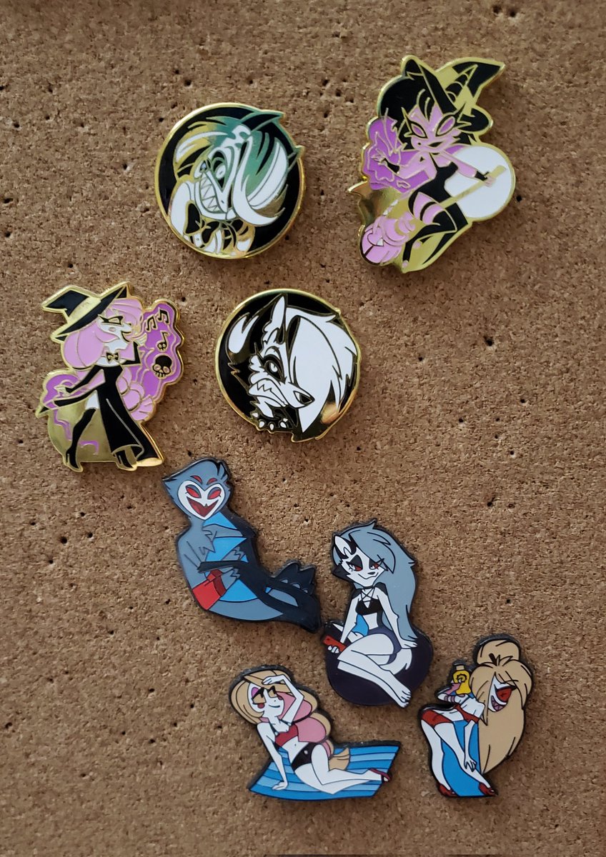 anxiousaftrdark's tweet photo. The pins I have remaining atm. Something im looking to trade for if possible will be in the comments
#HelluvaBoss #helluvabosspin #helluvabosspins #helluvabossmerch #hazbinhotel #hazbinhotelpin https://t.co/3yhSI2oeH0