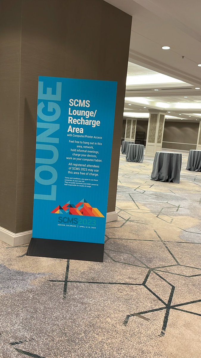 the SCMS lounge tweet media