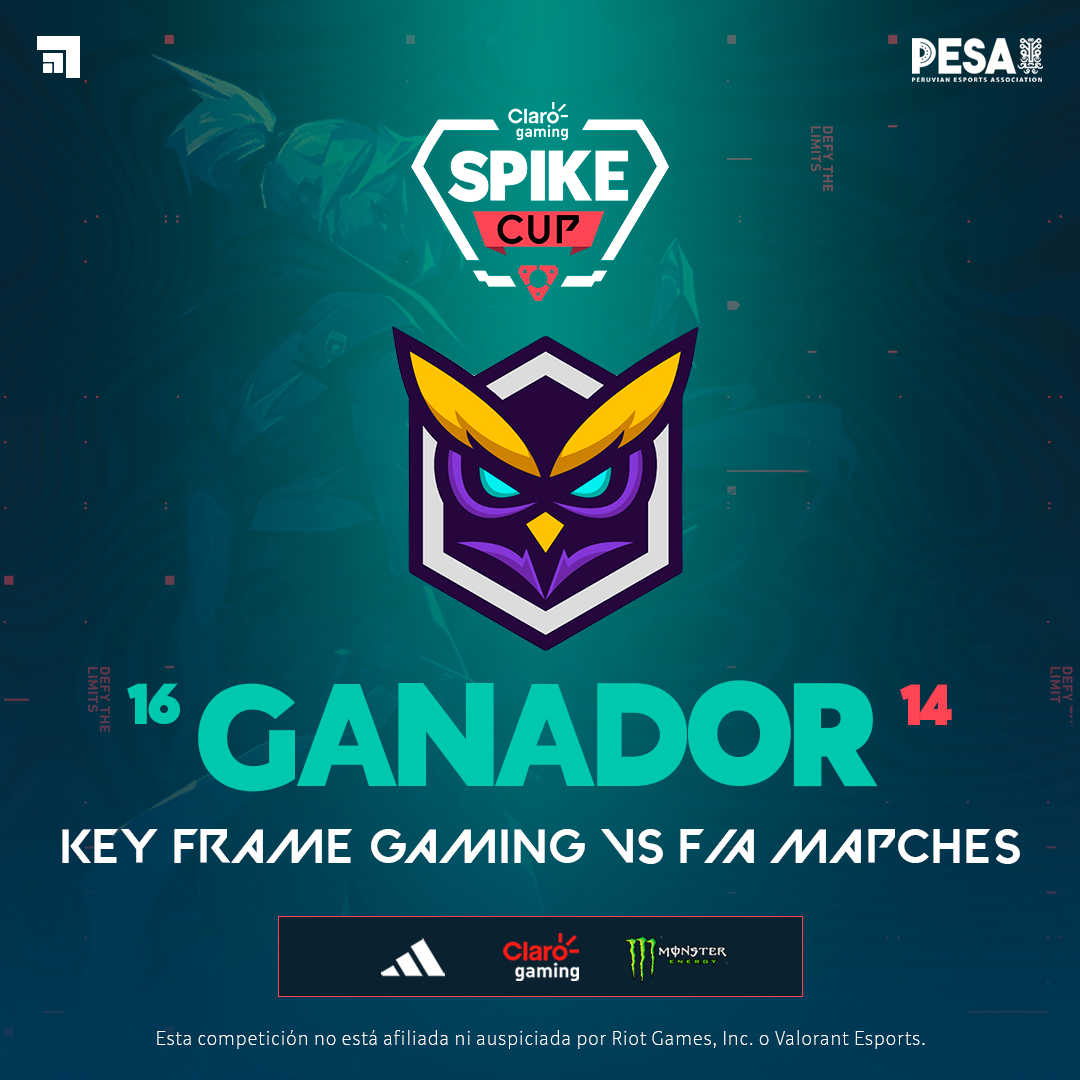 🔥KEY FRAME SE LLEVA LA SERIE 🔥

Después de 3 Tiebrakers <a href="/KeyframeGaming/">Keyframe Gaming</a>  se lleva la el mapa, y la serie, en contra de @FAMapaches asegurando su pase a la segunda ronda de la LB de la #ClarogamingSpikeCup

Con esto cerramos la fecha del día de hoy. Nos vemos el día de mañana.
