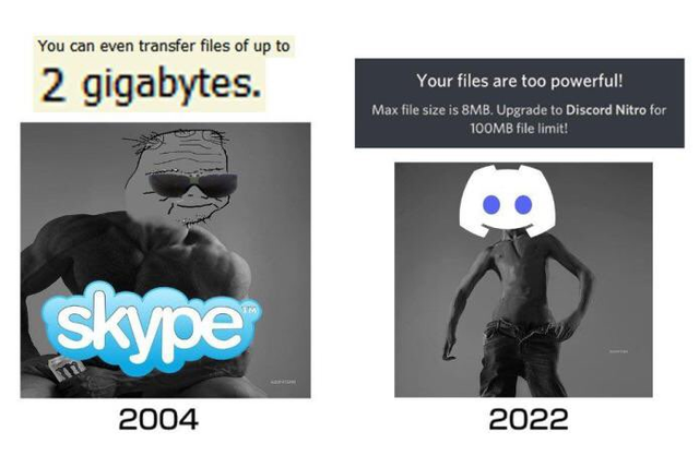 Mark_Marshall_B's tweet photo. @discord i hate that discord makes you pay to send "bigger files" https://t.co/QO64aHUvpp